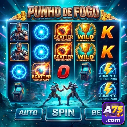 Ilustração de Jogos de Slot com Interface Simples