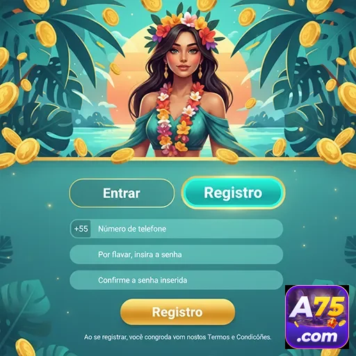 Ilustração de Acesse os Serviços VIP da a75 com Rápido Cadastro