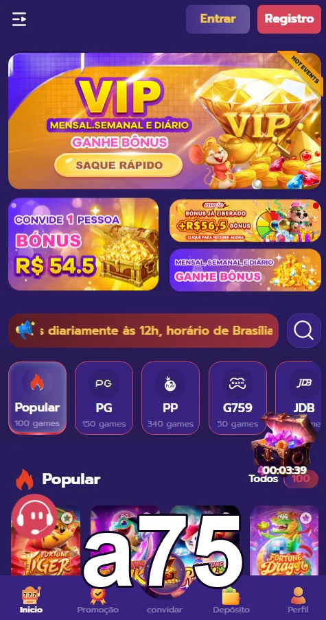 Slots Clássicos na a75